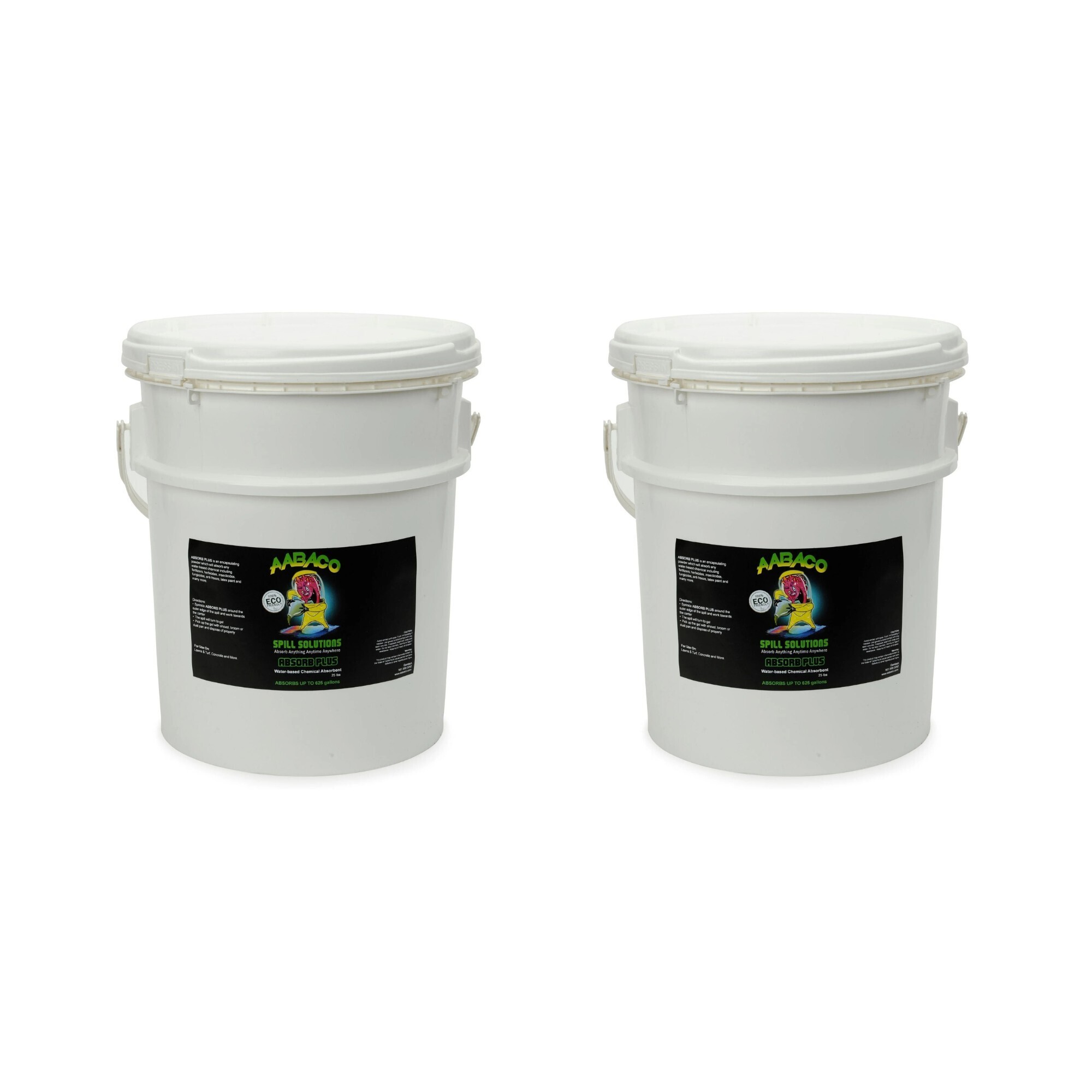 AABACO ABSORB PLUS 50lbs– Encapsulating Powder for Water-Based Chemicals, Absorbs Up to 1,250 Gallons